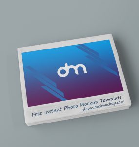 Instant Photo Mockup PSD Template