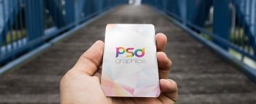 Rounded Corner Business Card Mockup