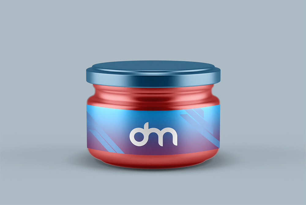 Download Small Glass Jar Mockup PSD Template - Download PSD