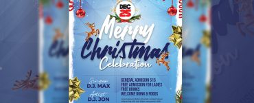 Beautiful Christmas Flyer Template PSD