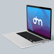 Free MacBook Pro Mockup PSD Template