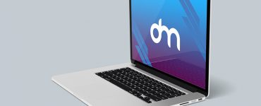 Free MacBook Pro Mockup PSD Template