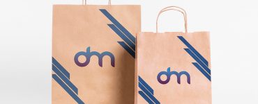 Shopping Paper Bag Mockup Template