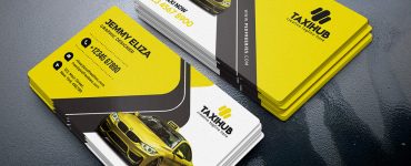 Taxi Service Business Card Template