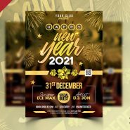New Year 2021 Party Flyer Template