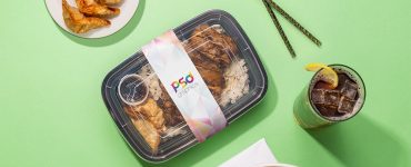 Food Box Packaging Mockup PSD