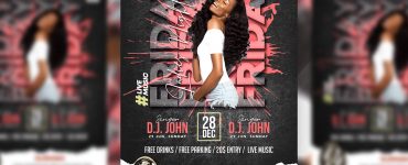 Friday Night Club Party Flyer Template