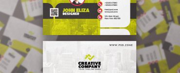 Modern Designer Business Card Template PSD