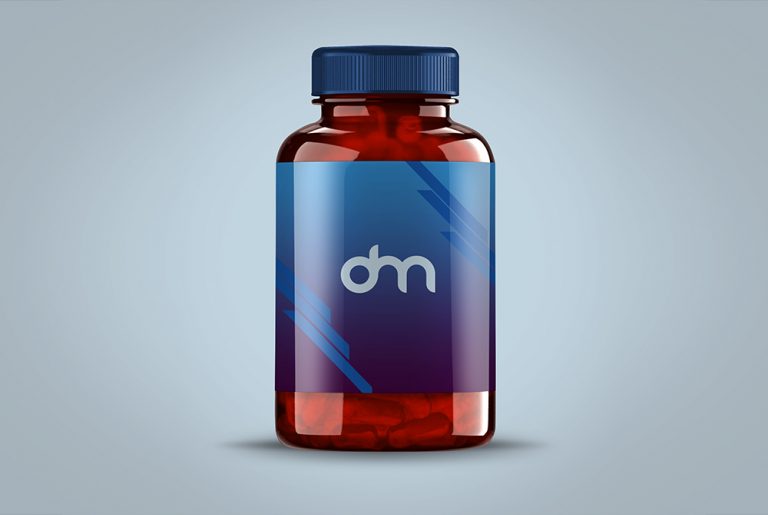 Pills Bottle Mockup PSD – Download PSD