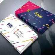 Abstract Business Card Design Template