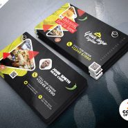 Creative Restaurant Business Card Design Template