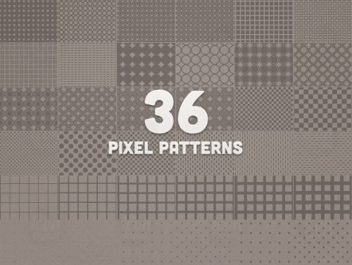 36 Pixel Patterns psd
