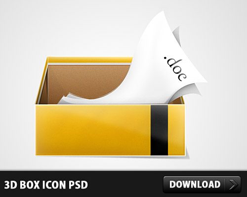Download Download Free 3D Box Icon PSD at Downloadpsd.cc