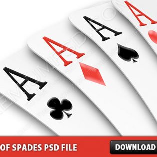 Ace Of Spades PSD file