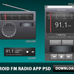 Android FM Radio Application PSD