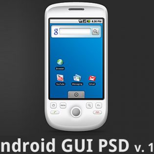 Android GUI Free PSD