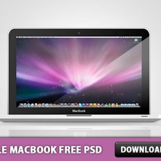 Apple MacBook Free PSD