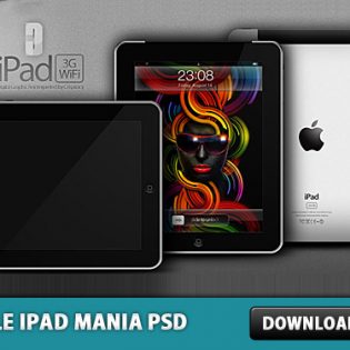 Apple iPad Mania PSD