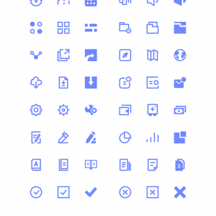 Basic Collection of Free icons for UI
