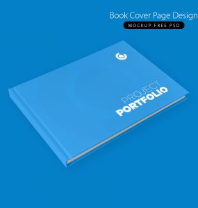 Book Cover Page Design Mockup Free PSD