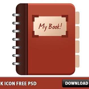 Book icon Free PSD