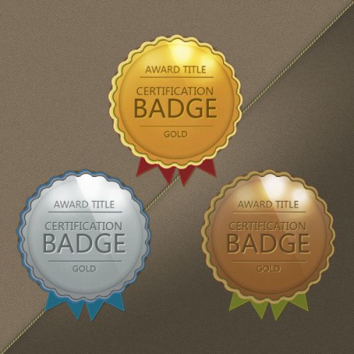 Certification-Award-badges-PSD – Download PSD