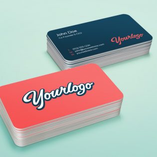 Clean Business Card MockUp PSD