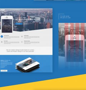 Clean Corporate Website Design Free PSD Template