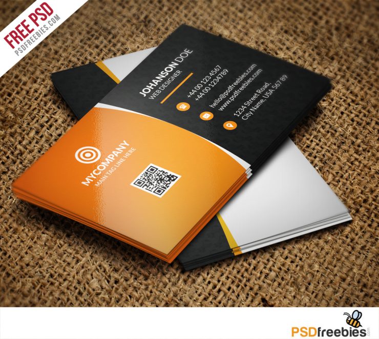 Corporate Business card Bundle Free PSD