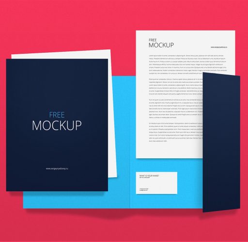 Corporate Identity Branding Stationery Mockup Template PSD – Download PSD