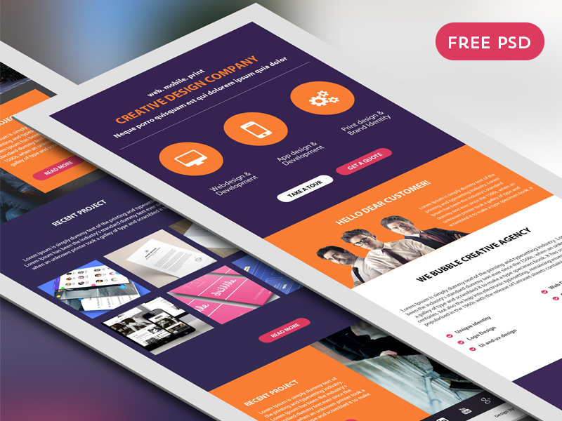 Download Corporate Newsletter Free Psd Template Download Psd