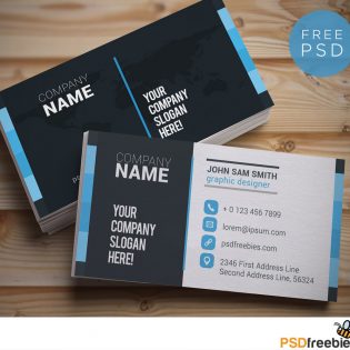 Creative Designer Business Card Template Free PSD