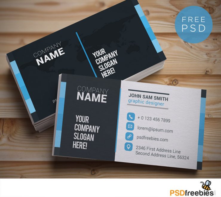 Creative Designer Business Card Template Free PSD