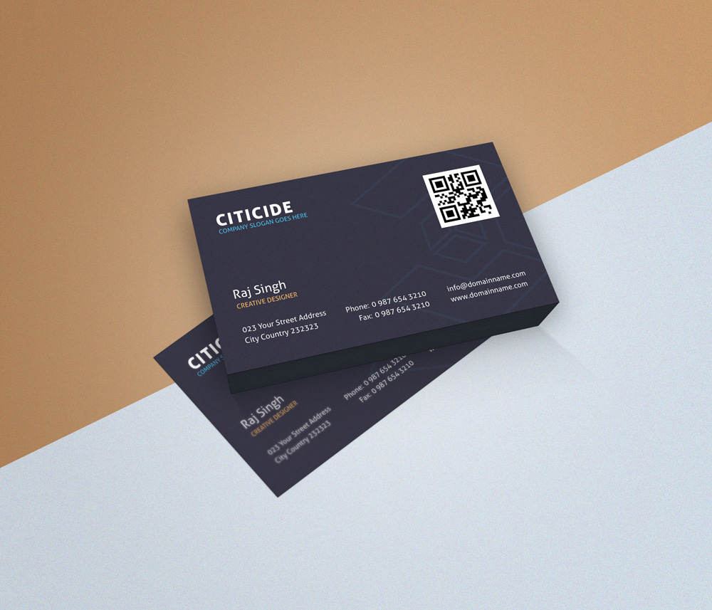 Download Elegant Business Card Design Template and Mockup PSD Download - Download PSD