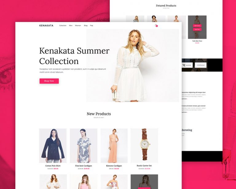 Fashion Ecommerce Website Templates