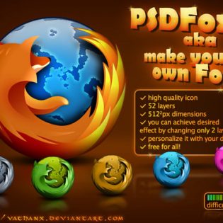 PSD Firefox Icon