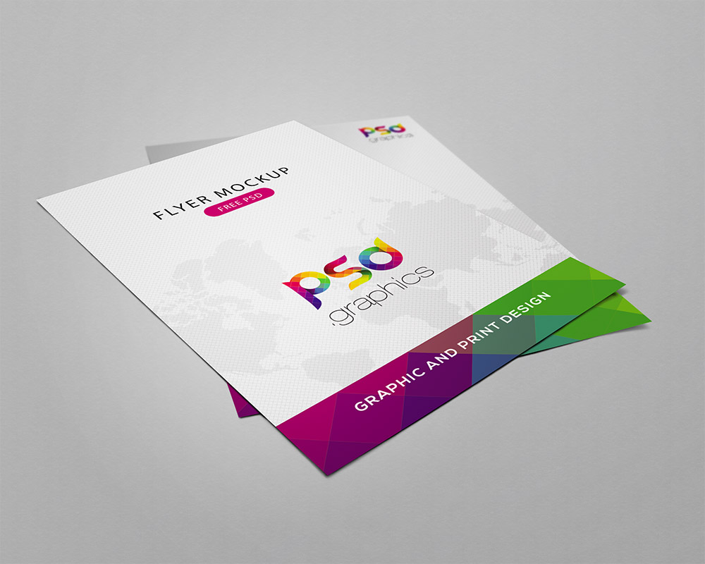 Download Flyer Mockup Free PSD Graphics Download - Download PSD