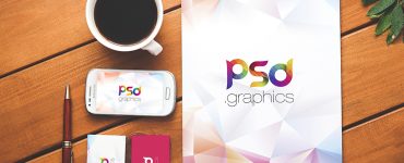 Free Branding & Stationery PSD Mockup