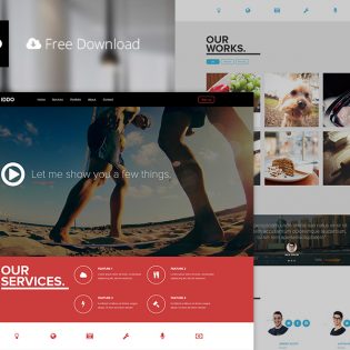 Fresh and Professional Free PSD Template