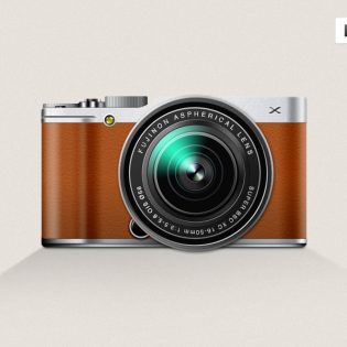 Fujifilm X-M1 Mirrorless Digital Camera Icon PSD