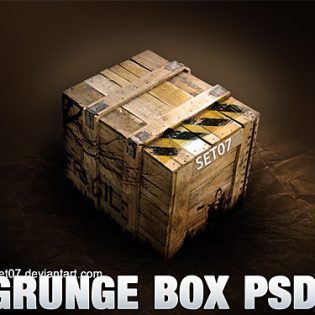 Grunge Box PSD