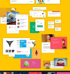 Huge UI Free PSD Kit for Corporate News and Ecommerce Websites