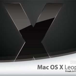 Mac OS X Leopard Logo PSD