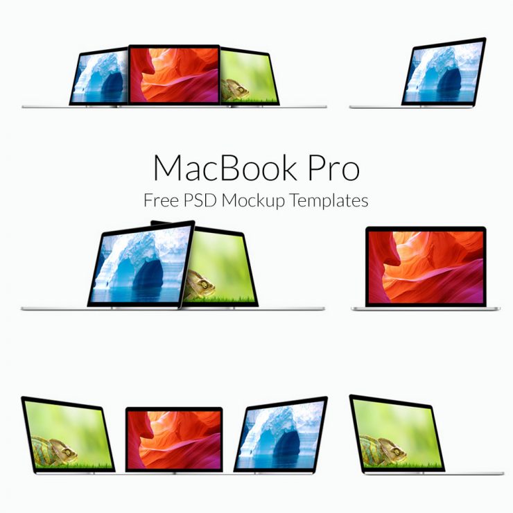 MacBook Pro Free PSD Mockup Templates