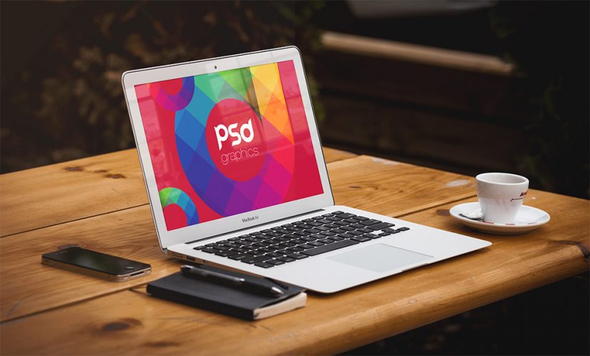 Download Macbook Air Mockup Free PSD Graphics - Download PSD