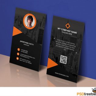Modern Corporate Business Card Template PSD
