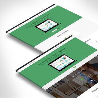 Modern and Clean One Page Free PSD Template