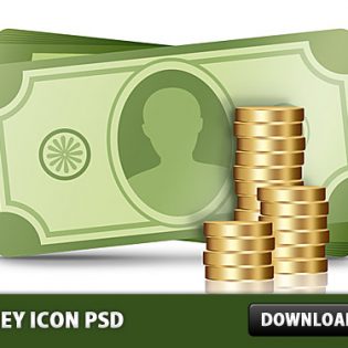 Money icon Free PSD