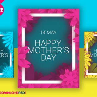 Mothers Day Free Flyer Template PSD