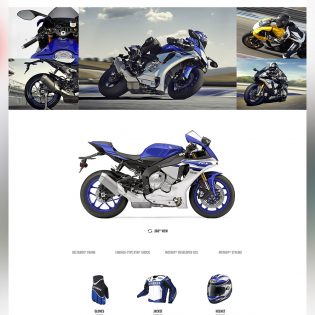 Motor Bike Shop Free PSD Website Template